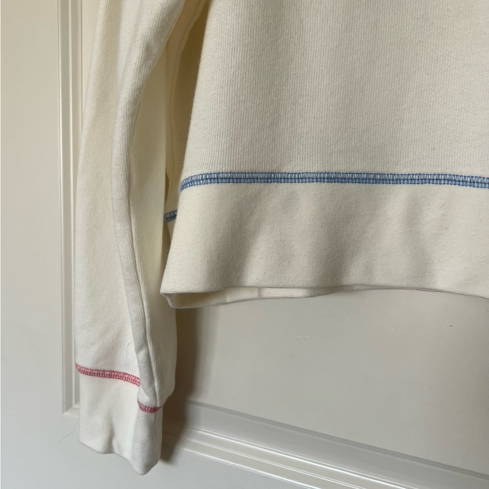 Rails Alice Cream Rainbow Stitch Crewneck - image 8